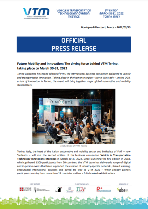 Official press release